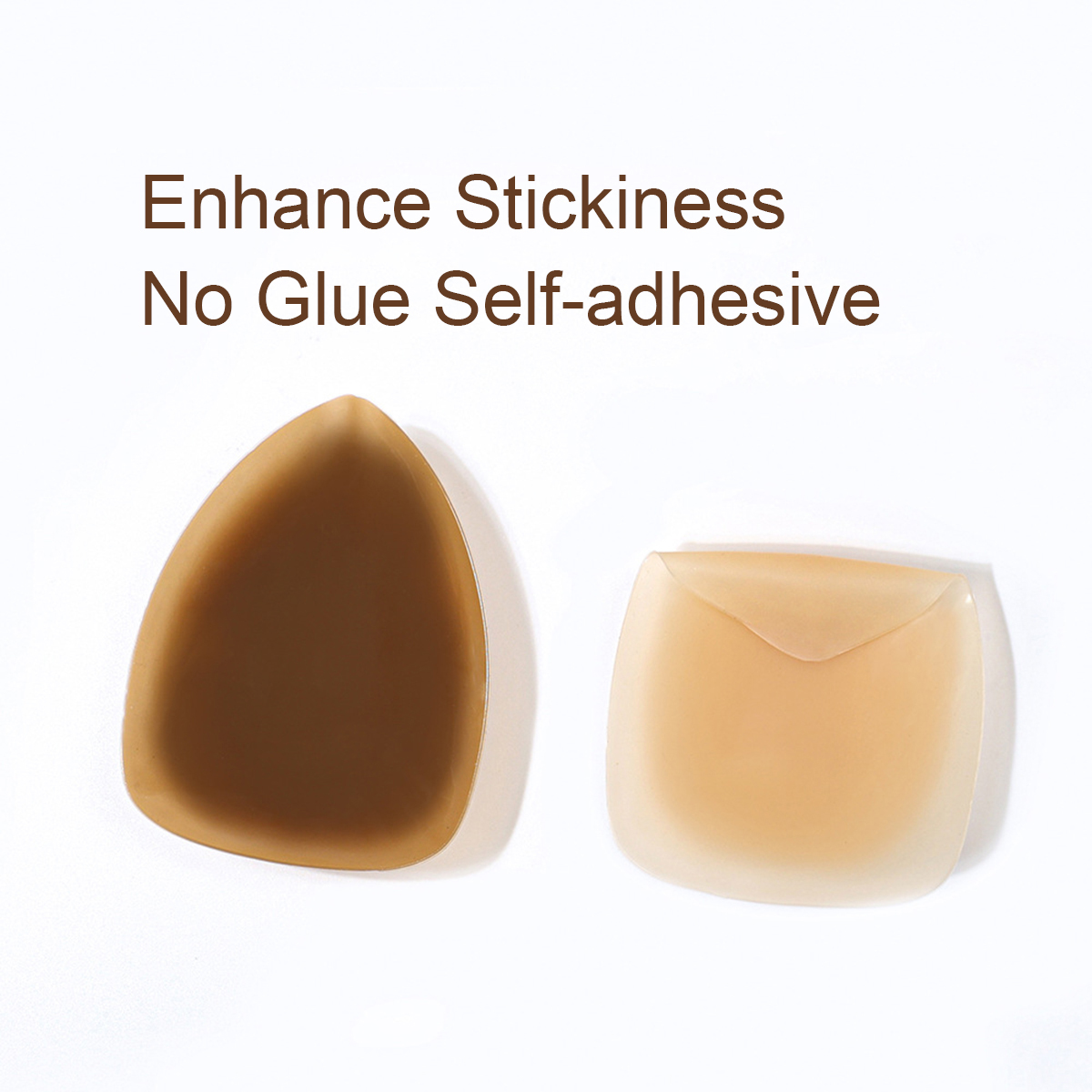 Silicone Bra Adhesive - Reutilizable sin pegamento triángulo levantar la