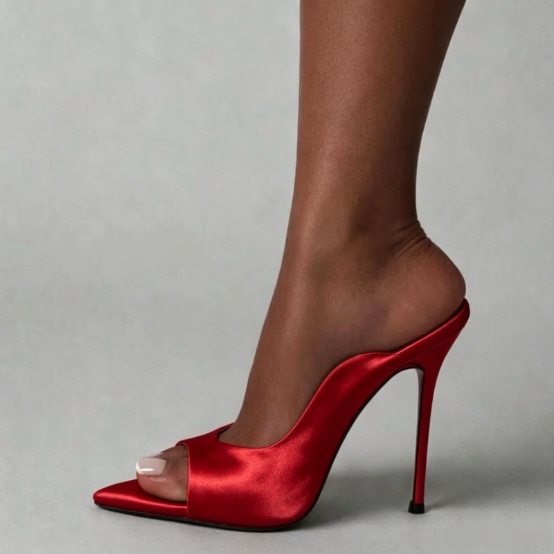 MKKHOU Zapatos de Tacón de Mod - Slip Dress Satin reseña y precio