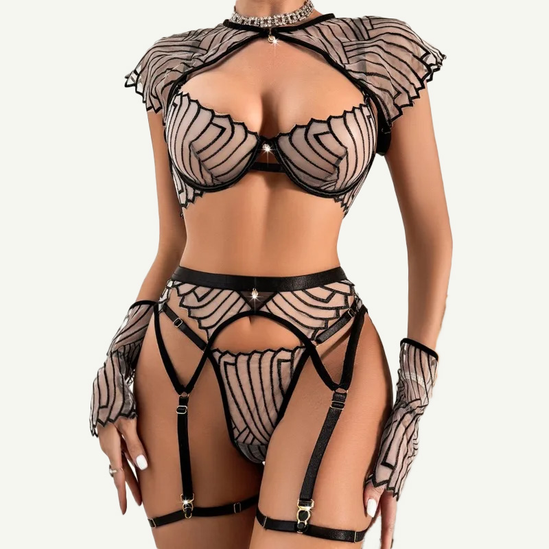Conjunto de lencería para muje - Garter Belt Set reseña y precio