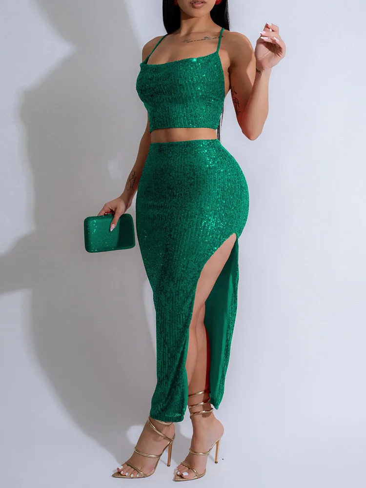 Conjuntos de vestido largo de  - Cami Top Lace reseña y precio