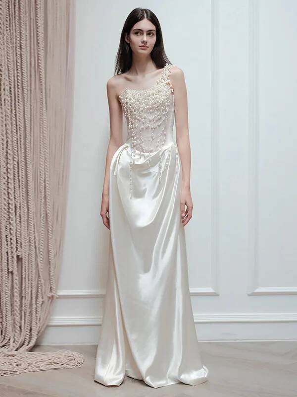 Cos 2025 vestido de noche fran - Slip Dress Satin reseña y precio